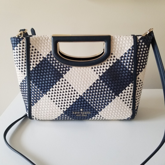 kate spade Handbags - Kate Spade Woven Convertible Clutch Bag Crossbody